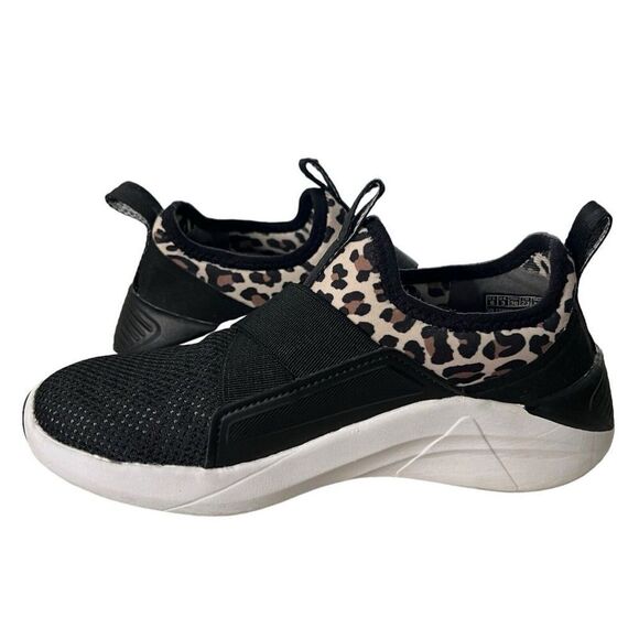 Women's Mark Nason A Linear Kenley Slip On Sneakers 133290 size 6 Black Leopard - Picture 2 of 6